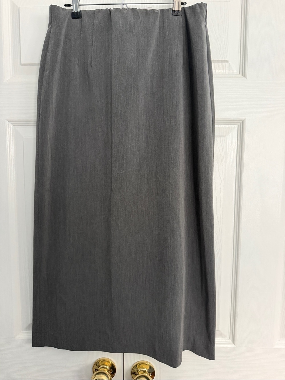 Chadwicks Gray Straight Midi Skirt